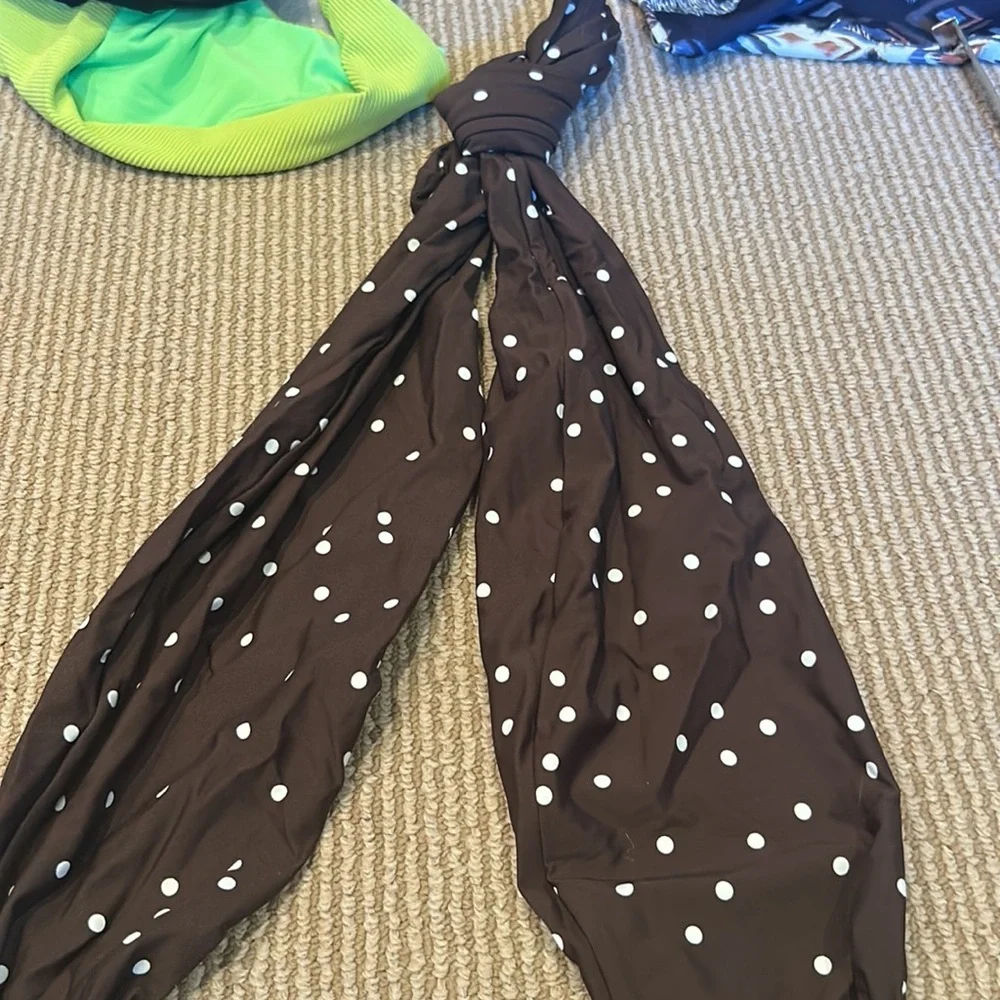 NWT FP x STONE FOX SWIM azalea one piece in terra dot size XS